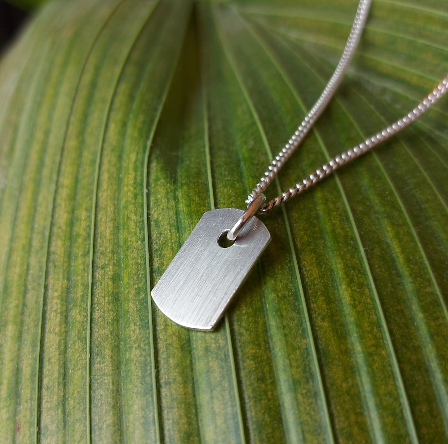 Gourmet ketting met militaire tag