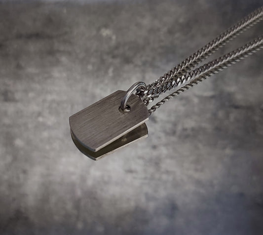 Gourmet ketting met militaire tag